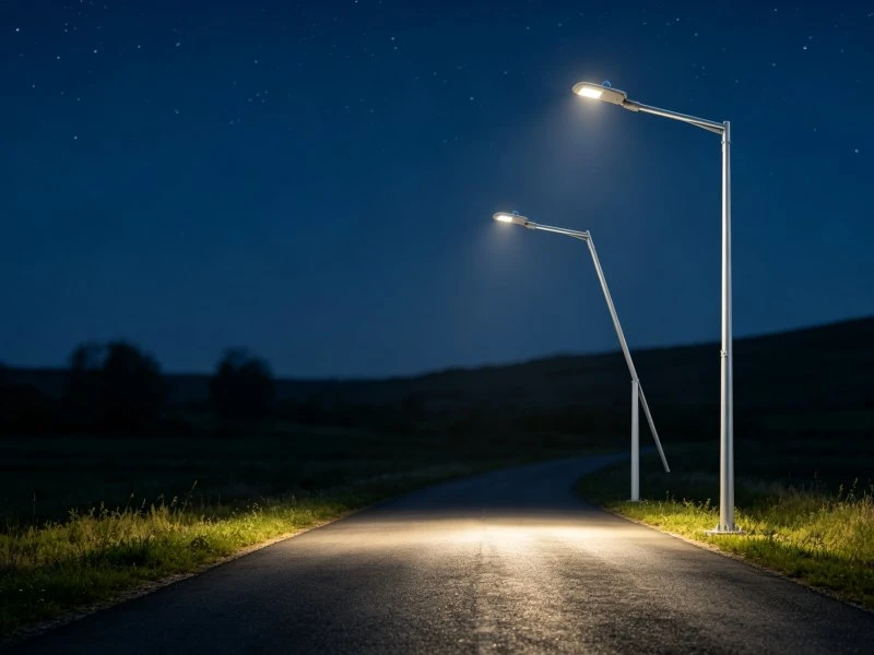 Folding lamp post Folding lamp post